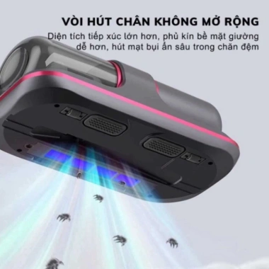 Máy Hút Bụi Mini Cầm Tay UV Diệt Khuẩn - Giường Nệm, Giá chỉ 339.000₫