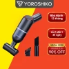 Máy hút bụi mini cầm tay Yoroshiko, lực hút 20.000 Pa, công suất 120W, dùng cho giường nệm ô tô, bảo hành 12 tháng