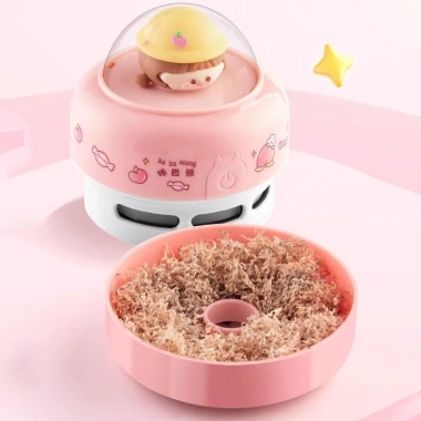 Máy hút bụi mini để bàn JQD, hoạt hình đa màu, quét bụi cao su, chỉ 89.900₫