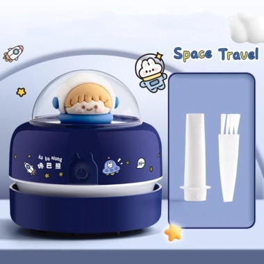 Máy hút bụi mini để bàn JQD, hoạt hình đa màu, quét bụi cao su, chỉ 89.900₫