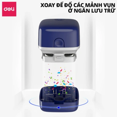 Máy Hút Bụi Mini Deli Để Bàn Cầm Tay Không Dây Nhỏ Gọn Hút Vụn Tẩy Bút Chì