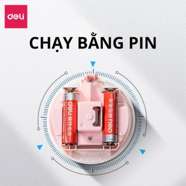 Máy Hút Bụi Mini Deli x Nusign Cao Cấp – Nhỏ Gọn Tiện Lợi, Đa Năng Hút Sạch, Tẩy Vụn Bút Chì, Phù Hợp Học – 186k
