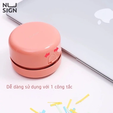 Máy Hút Bụi Mini Deli x Nusign Cao Cấp – Nhỏ Gọn Tiện Lợi, Đa Năng Hút Sạch, Tẩy Vụn Bút Chì, Phù Hợp Học – 186k