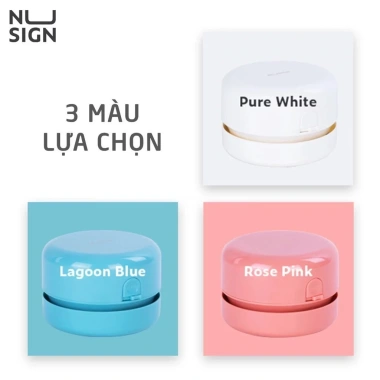 Máy Hút Bụi Mini Deli x Nusign Cao Cấp – Nhỏ Gọn Tiện Lợi, Đa Năng Hút Sạch, Tẩy Vụn Bút Chì, Phù Hợp Học – 186k