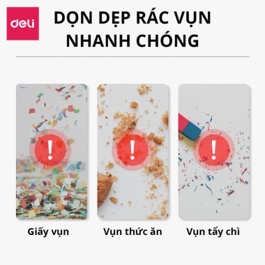 Máy Hút Bụi Mini Deli x Nusign Cao Cấp – Nhỏ Gọn Tiện Lợi, Đa Năng Hút Sạch, Tẩy Vụn Bút Chì, Phù Hợp Học – 186k
