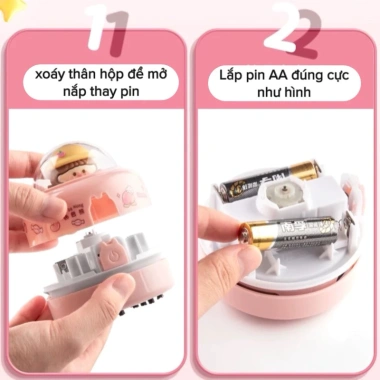 Máy Hút Bụi Mini Di Động Hoạt Hình Cầm Tay Vệ Sinh Bàn Phím Văn Phòng 83.200₫