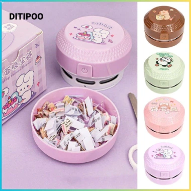Máy hút bụi mini DITIPOO để bàn đa sắc màu thiết kế bút chì, tiện cho mọi phòng