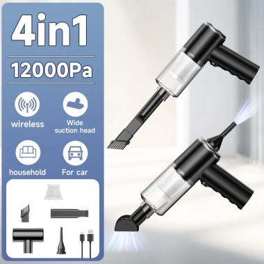 Máy hút bụi mini không dây 8.000Pa - Hút & thổi chức năng, làm sạch xe hơi, an toàn 9