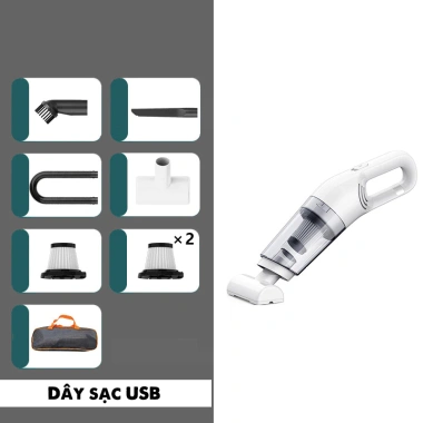 Máy Hút Bụi Mini Không Dây AIKESI 8.001 - Đa Năng Cho Ô Tô, Nhà, Giường Nệm, Giá 450k