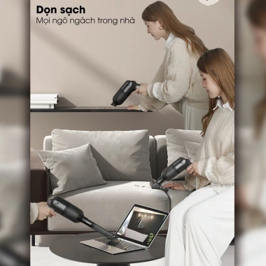 Máy hút bụi mini không dây DELADEP MHB01 20.000PA, hút giường & ô tô, 12 tháng BH - 599.000₫ 6