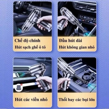 Máy hút bụi mini không dây – sạch nhà, ô tô, lông thú cưng, giá 99.000 VND