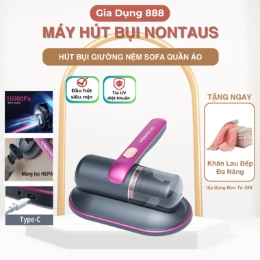 Máy Hút Bụi Mini NONTAUS Cầm Tay Không Dây Đa Năng Giường Nệm Sofa Giá 349.000₫