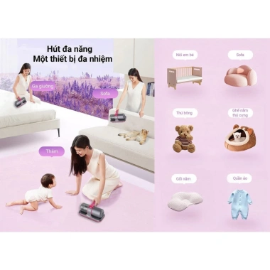 Máy Hút Bụi Mini NONTAUS Cầm Tay Không Dây Đa Năng Giường Nệm Sofa Giá 349.000₫