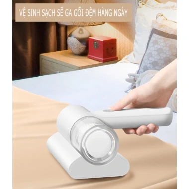 Máy Hút Bụi Mini UV Diệt Khuẩn Cầm Tay MKS055 – Làm sạch chăn ga nệm, lông tóc nhanh