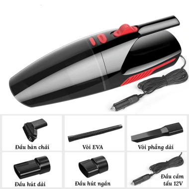 Máy hút bụi ô tô 12V chính hãng, siêu mạnh, cầm tay mini, giảm giá 219k - AZOZO