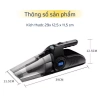 Máy Hút Bụi Ô Tô 4 Trong 1 - Bơm Lốp, Đo Áp Suất, Đèn Pin, Giá 435k Ưu Đãi 3