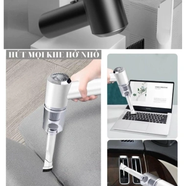 Máy hút bụi ô tô cầm tay không dây đa năng mini - Lực hút mạnh, chỉ 99.000 VND 2
