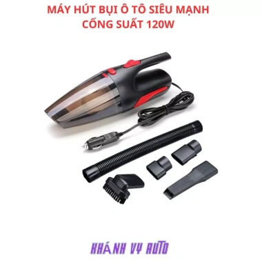 Máy hút bụi ô tô không dây 12V 120W mini, cầm tay, tặng 5 đầu cắm - Giá 220.000đ 8