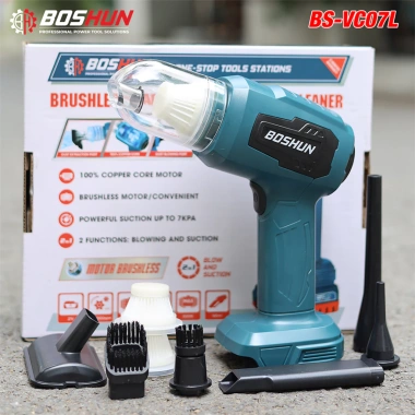 Máy hút bụi ô tô pin BOSHUN BS-VC07L - Động cơ đồng 500W, thổi/hút 7kPa, bình 160ml, giá chỉ 458.000₫ 8 Máy hút bụi ô tô pin BOSHUN BS-VC07L - Động cơ đồng 500W, thổi/hút 7kPa, bình 160ml, giá chỉ 458.000₫ 8