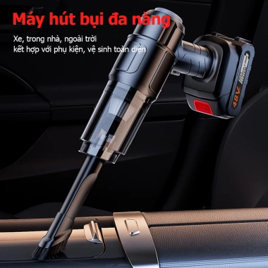 Máy hút bụi ô tô Suitu 18.000Pa mini cầm tay không dây, hút mạnh, bảo hành, giá 259.000₫ 4 Máy hút bụi ô tô Suitu 18.000Pa mini cầm tay không dây, hút mạnh, bảo hành, giá 259.000₫ 4