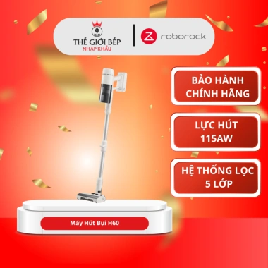 Máy Hút Bụi Roborock H60 - Công Suất Mạnh, Thiết Kế Hiện Đại, 5.990.000 VND