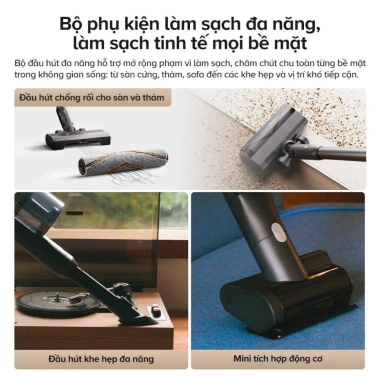 Máy Hút Bụi Roborock H60 - Công Suất Mạnh, Thiết Kế Hiện Đại, 5.990.000 VND