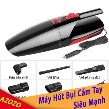 Máy hút bụi xe hơi 12V mini cầm tay AZOZO SHOP - BH 1 năm, siêu mạnh, chỉ 219.000₫
