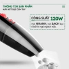 Máy hút bụi xe hơi mini 120W cắm tẩu, tặng 5 phụ kiện, giá 219.000đ ACCESS SHOP 9