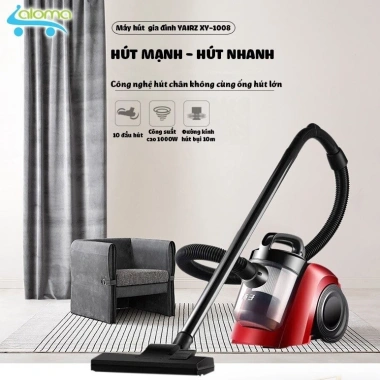 Máy Hút Bụi YAIRZ XY-1.008 1.000W - 10 Đầu Hút, Lực Hút Cực Mạnh, Bảo Hành 12 Tháng, Giá 595.000₫