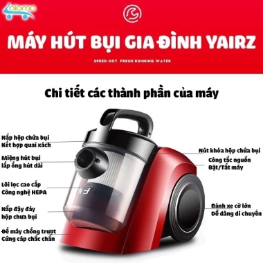 Máy Hút Bụi YAIRZ XY-1.008 1.000W - 10 Đầu Hút, Lực Hút Cực Mạnh, Bảo Hành 12 Tháng, Giá 595.000₫ 4 Máy Hút Bụi YAIRZ XY-1.008 1.000W - 10 Đầu Hút, Lực Hút Cực Mạnh, Bảo Hành 12 Tháng, Giá 595.000₫ 4