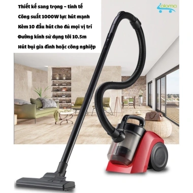 Máy Hút Bụi YAIRZ XY-1.008 1.000W - 10 Đầu Hút, Lực Hút Cực Mạnh, Bảo Hành 12 Tháng, Giá 595.000₫