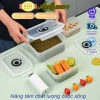 Máy hút chân không + Hộp nhựa bảo quản thực phẩm, không ghi ngày, còn 80.000đ