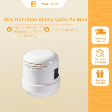 Máy hút chân không mini - Bơm điện & tay tiện lợi, nhỏ gọn, dễ dùng cho túi hút quần áo - 35.000₫ Máy hút chân không mini - Bơm điện & tay tiện lợi, nhỏ gọn, dễ dùng cho túi hút quần áo - 35.000₫