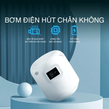 Máy Hút Chân Không Quần Áo DELAX Mini Cầm Tay Nhỏ Gọn Kèm Túi Giá 99.000₫
