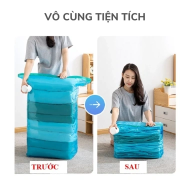 Máy Hút Chân Không Quần Áo DELAX Mini Cầm Tay Nhỏ Gọn Kèm Túi Giá 99.000₫