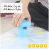 Máy hút chân không quần áo mini, bơm điện nhỏ gọn, dùng cho túi zip, tiết kiệm không gian 26k 3