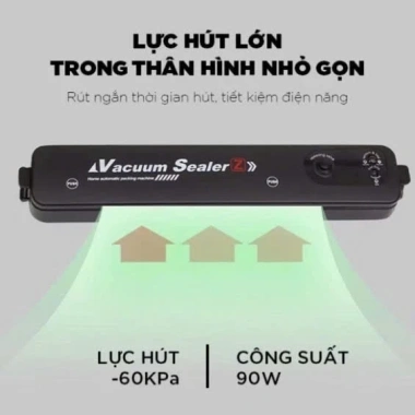 Máy hút chân không thực phẩm, hàn miệng túi - Bảo hành 12 tháng, tặng 10 túi - Giá chỉ 59.000