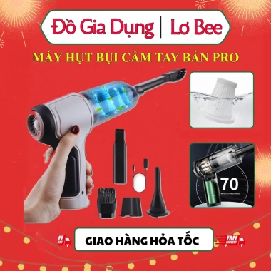 Máy Hút Hụi Cầm Tay TAMASHIO Không Dây 6 Đầu Hút, Làm Sạch Ô Tô & Lông Thú Cưng