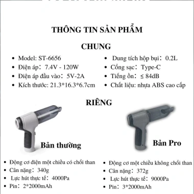 Máy Hút Hụi Cầm Tay TAMASHIO Không Dây 6 Đầu Hút, Làm Sạch Ô Tô & Lông Thú Cưng 2 Máy Hút Hụi Cầm Tay TAMASHIO Không Dây 6 Đầu Hút, Làm Sạch Ô Tô & Lông Thú Cưng 2