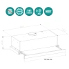 Máy hút mùi âm tủ GrandX GX H70F58B – Thiết kế gọn, hút mạnh, êm ái, giá 3,07 triệu 3