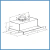 Máy hút mùi âm tủ GrandX GX H70F72G/GX H70F72SG - Công suất mạnh, thiết kế gọn, giảm giá 21% 8