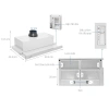 Máy hút mùi âm tủ Hafele HH-S70A 533.89.031 công suất mạnh, giảm 22% chỉ 5.08 triệu 8