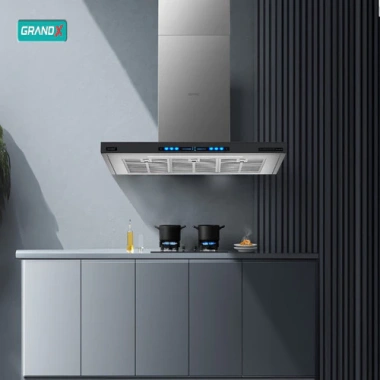 Máy hút mùi áp tường GrandX GX H70T78B/GX H70T78SB - Kính cường lực, hút mạnh, êm ái, giá ưu đãi 6.019.456 VND 3