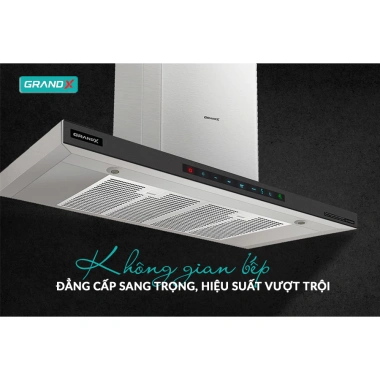 Máy hút mùi áp tường GrandX GX H90C68B Thiết kế sang trọng, vận hành êm, giảm 20 2