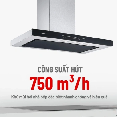 Máy hút mùi áp tường HC-W705B Hafele – Cảm ứng, cử chỉ, 9 cấp độ, tiết kiệm điện, giá 8.99 triệu 4