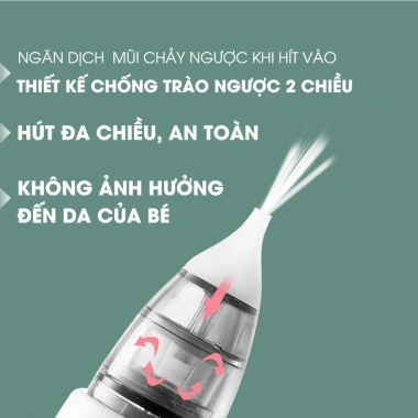 Máy hút mũi cao cấp cho bé sơ sinh & trẻ nhỏ – Uni Baby, bảo hành chính hãng, 490k 4