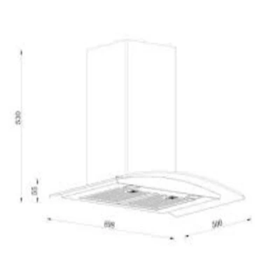 Máy hút mùi GrandX GX H70C55B – Hút mạnh, thiết kế hiện đại, ưu đãi 3,072,900 VND 4