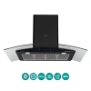 Máy hút mùi GrandX GX H70C62B/H70C62M - Thiết kế hiện đại, công suất mạnh, giảm 20% 4