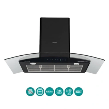 Máy hút mùi GrandX GX H70C62B/H70C62M - Thiết kế hiện đại, công suất mạnh, giảm 20%