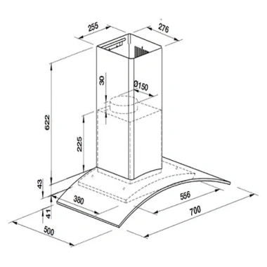 Máy hút mùi GrandX GX H70C62B/H70C62M - Thiết kế hiện đại, công suất mạnh, giảm 20%